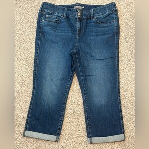 Torrid Dark Blue Ankle Jeans